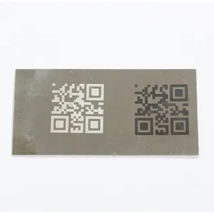  النقش بالليزر الاسود والابيض على الستانلس ستيل