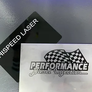 النقش الاسود بالليزر على الستانلس ستيل