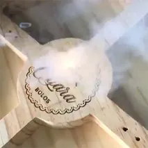 النقش بالليزر على الخشب 