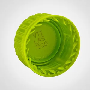 الطباعة بالليزر على غطاء زجاجة بلاستيكي