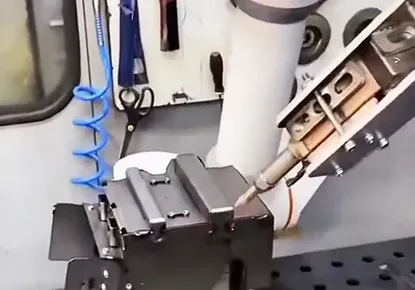 لحام بالليزر لقطع وأجزاء معدنية بأشكال معقدة 