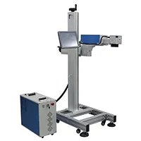 جهاز وسم ليزر أشعة UV على خط الإنتاج المتحرك
